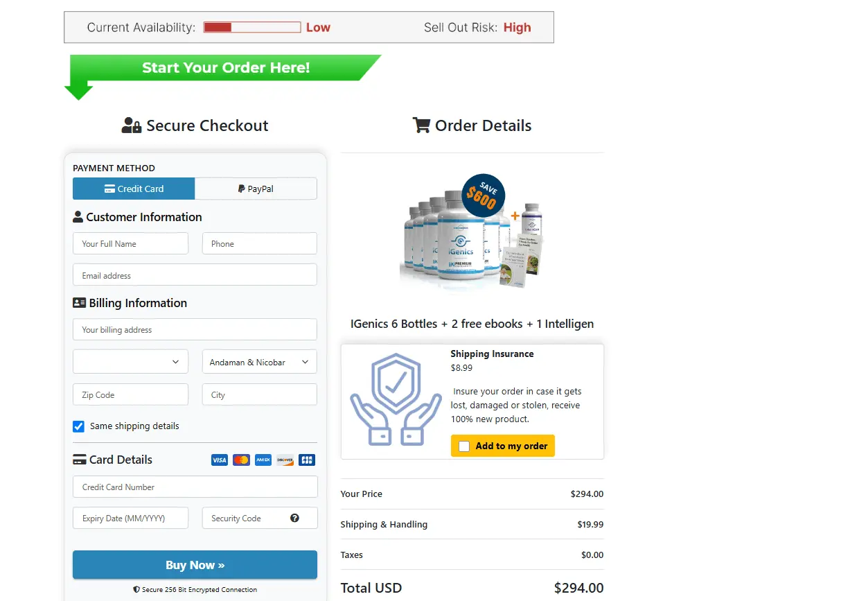 iGenics -Secure-Checkout